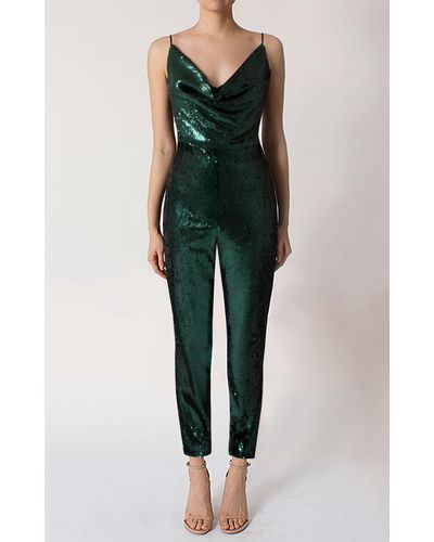 Black Halo Lucy Jumpsuit - Jelly Bean Ss - Green