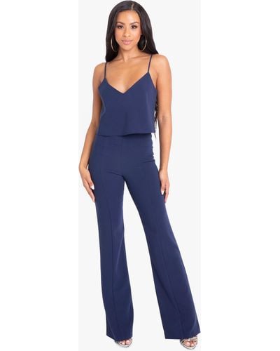 Blue Black Halo Pants, Slacks and Chinos for Women | Lyst