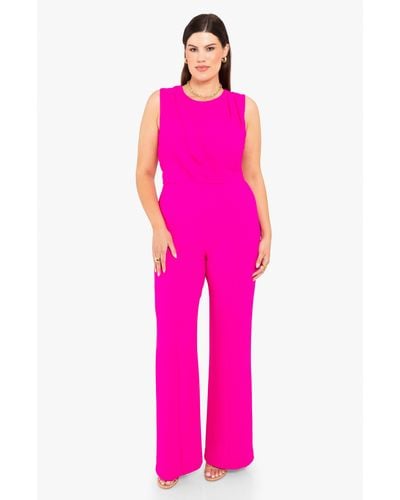 Black Halo Colette Jumpsuit - Pink