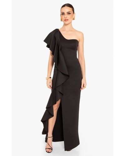 Black Halo Percy Gown - Black