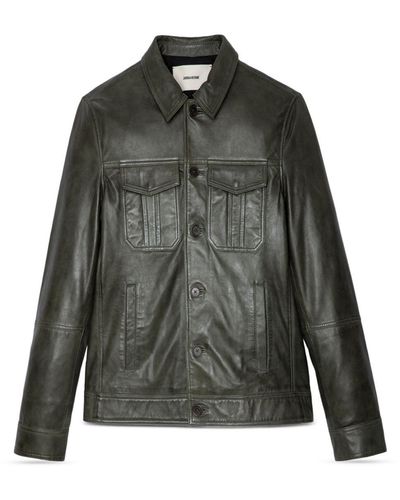 Zadig & Voltaire Leather jackets for Men | Lyst