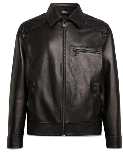 Karl Lagerfeld Leather jackets for Men | Online Sale up to 43% off | Lyst