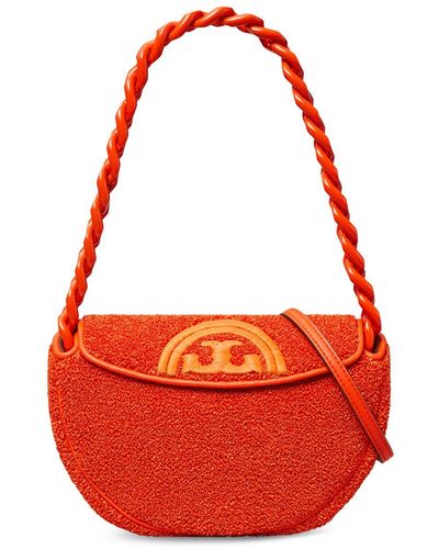 Tory Burch Coated Canvas Shoulder Bag - Red Shoulder Bags, Handbags -  WTO560034
