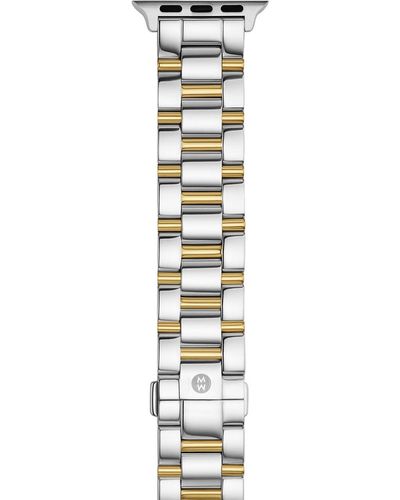 Michele Two - Tone Stainless Bracelet Band For Apple Watch® - Metallic