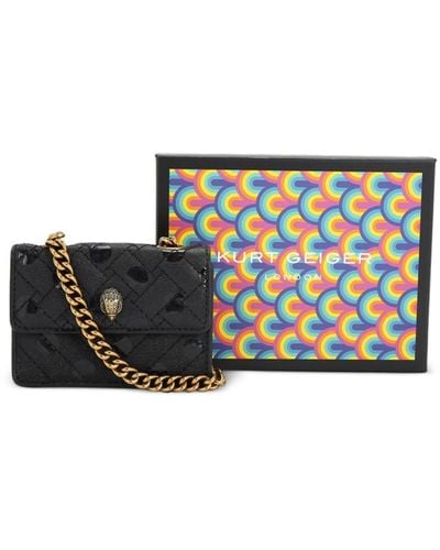 MICRO KENSINGTON MultiColoured Micro Quilted Cross Body Bag by KURT GEIGER  LONDON