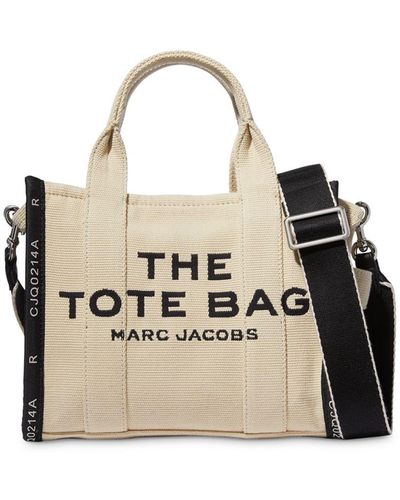 Marc Jacobs The Jacquard Small Tote - Natural
