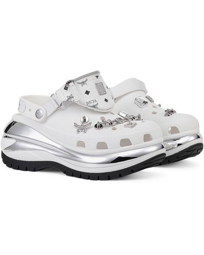 White MCM Sandals, slides and flip flops for Men | Lyst