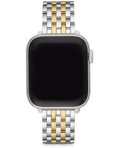 Michele Two - Tone 18k Gold - Plated Bracelet Band For Apple Watch® - Metallic