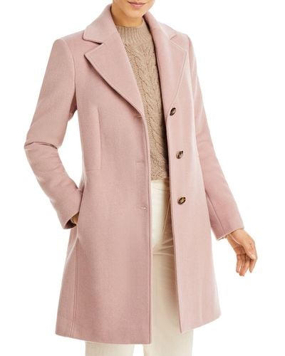 Calvin Klein Womens Classic Cashmere Wool Blend Coat