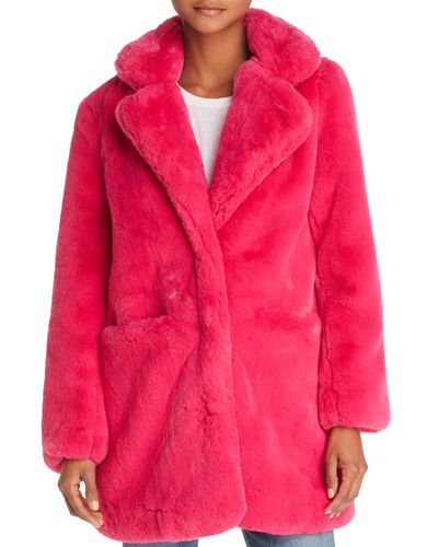 Pink Apparis Coats for Women | Lyst
