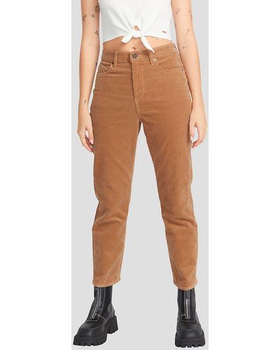 Volcom Stoned straight 27 pantalones marrón - Multicolor