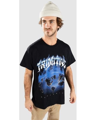 Primitive Skateboarding Breakdown hw camiseta negro - Azul
