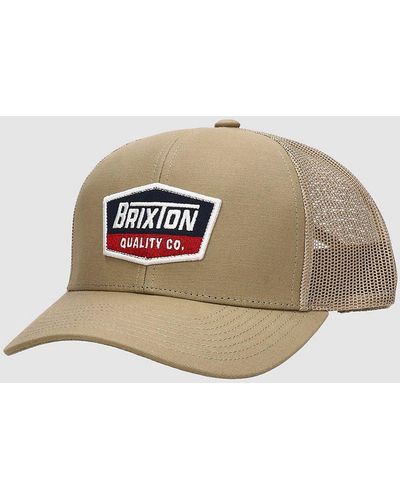 Brixton Regal netplus mp trucker gorra marrón - Neutro