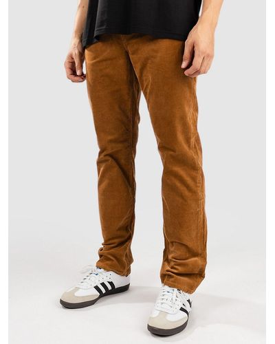 Volcom Solver pantalones con cordón marrón