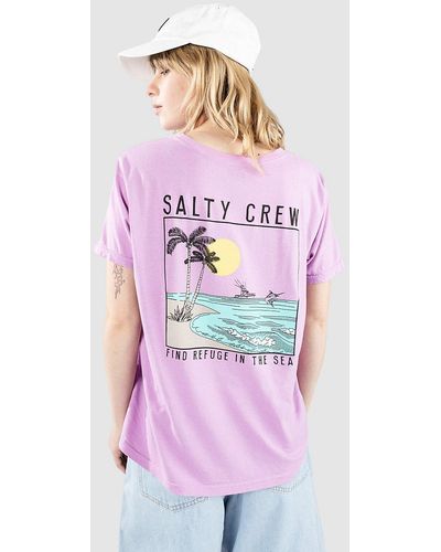 Salty Crew The good life boyfriend camiseta - Rosa