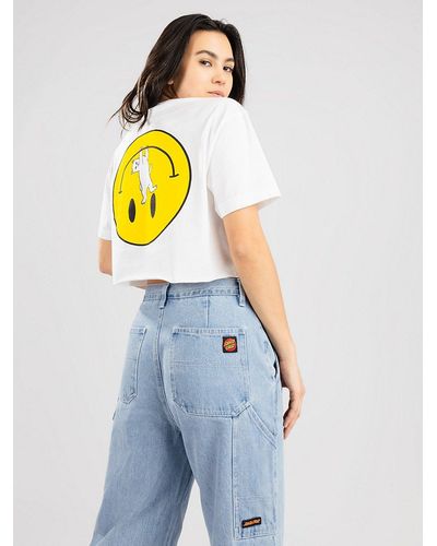 RIPNDIP Everything will be okay cropped baby camiseta blanco