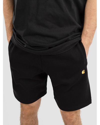 Carhartt Chase sweat pantalones cortos negro