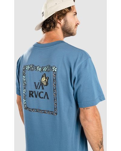 RVCA Food chain camiseta azul