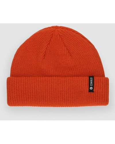 Stance Icon 2 shallow gorro naranja - Rojo