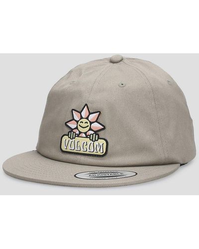 Volcom Wonder stone gorra marrón - Metálico