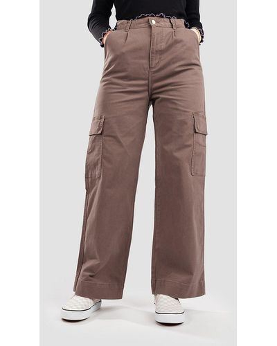 RVCA Cargo pantalones gris - Marrón
