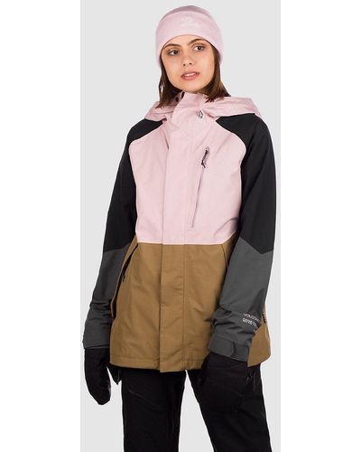 Volcom Aris insulated gore-tex chaqueta marrón - Neutro