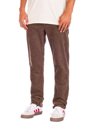 Volcom Vorta 5 pocket cord pants marrón