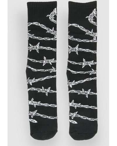 Huf Barbed wire calcetines negro