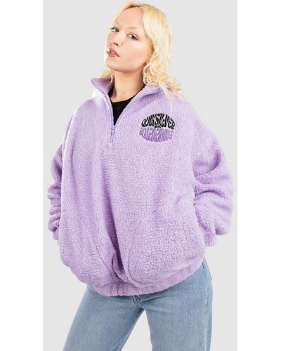 Quiksilver Uni hz popcorn sudadera con cremallera - Morado