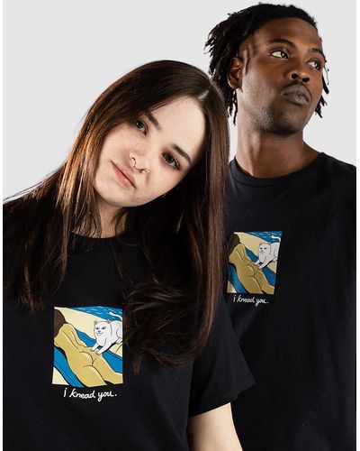 RIPNDIP I knead you camiseta negro - Azul