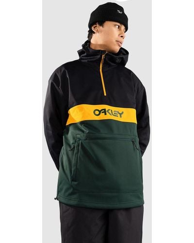 Oakley Tnp nose grab softshell shred hoodie verde - Azul