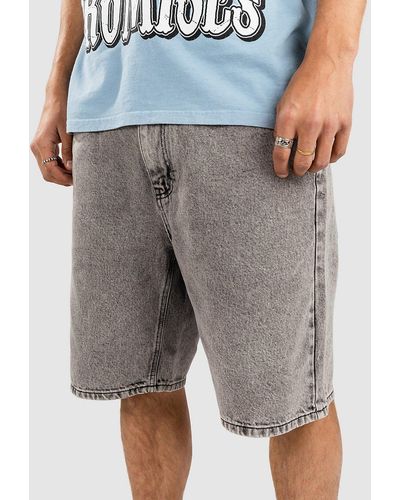 Empyre Loose fit sk8 short denim pantalones cortos gris