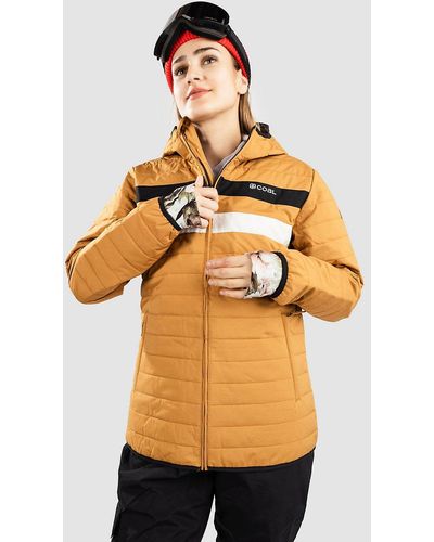 Coal Barbeau insulator jacket marrón - Naranja