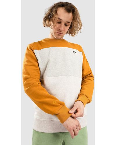 Kazane Anders sweater oatml - Orange
