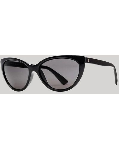 Volcom Knife gloss black gafas de sol negro - Gris