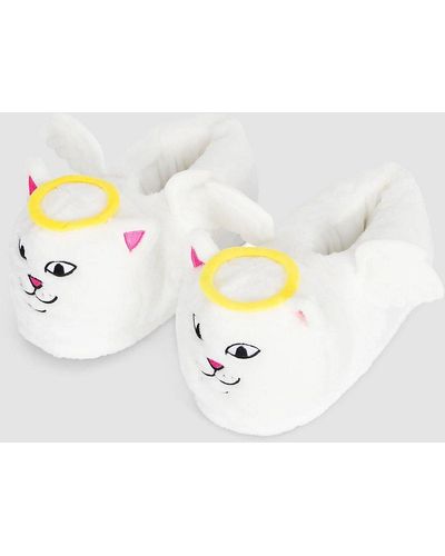 RIPNDIP Angel plush slippers sandalias blanco - Metálico