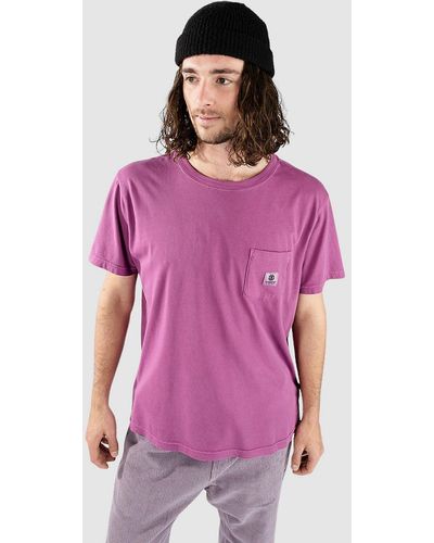 Element Basic pocket pigment camiseta - Morado