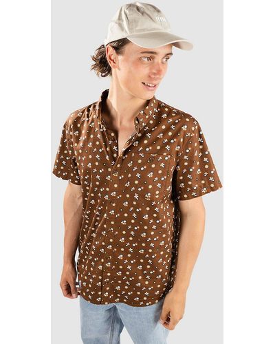 Dravus Everett camisa marrón