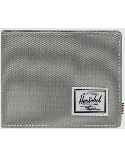 Herschel Supply Co. Roy geldbörse white stitch - Grau