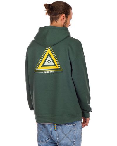 Poler Cosmos hoodie verde