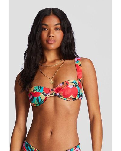 Billabong Islands away underwire bikini top rojo