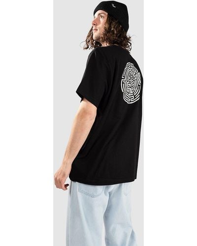 Element Labyrinth mono camiseta negro
