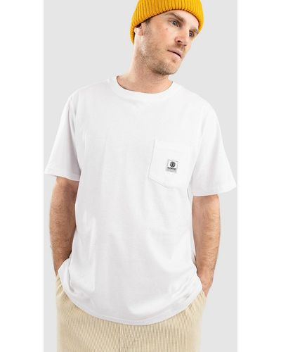 Element Basic pocket label t-shirt - Weiß