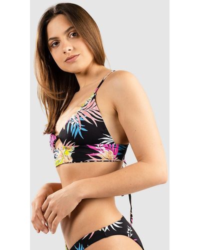 Hurley Hana reversible bralette bikini top estampado - Multicolor
