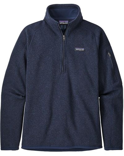 Patagonia Better sweater 1/4 zip chaqueta azul