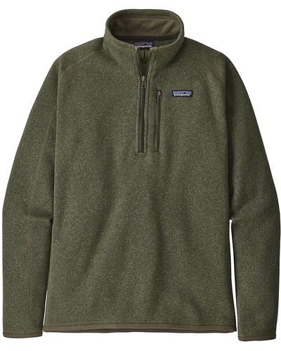 Patagonia Better 1/4 zip jersey verde