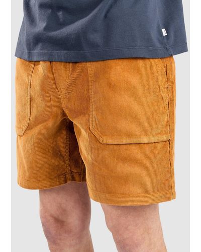 Kazane Bouchet pantalones cortos marrón - Azul