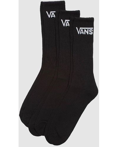 Vans Classic crew 9.5-13 calcetines negro