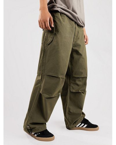 Urban Classics Wide cargo pantalones marrón - Verde