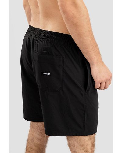 Hurley One & only solid volley 17" boardshorts - Schwarz